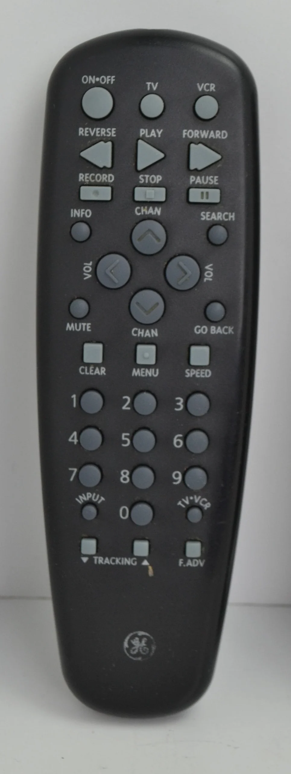 GE CRK230A TV /VCR Remote Control 13TVR62 19TVR60 13TVR60 13TVR70 19TVR62 13TVR90