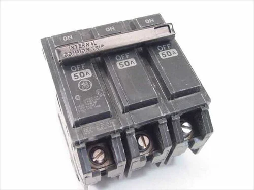 GE RV-2937Type THQB 3 Pole 50 Amp Circuit Breaker
