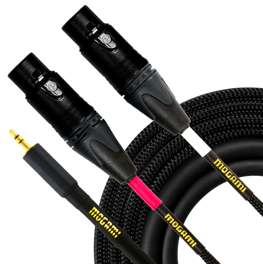 GOLD352XLRF_01.webp Mogami GOLD 3.5 TRS to Dual XLRF