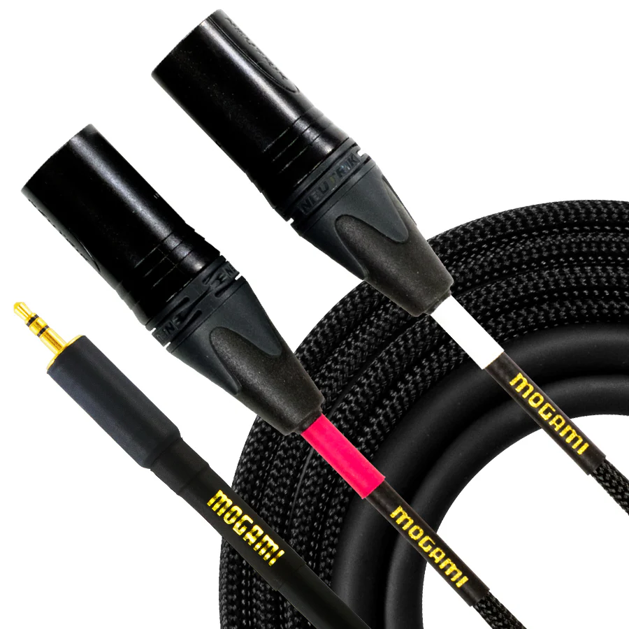 GOLD352XLRM_01.webp Mogami GOLD 3.5 TRS to Dual XLRM