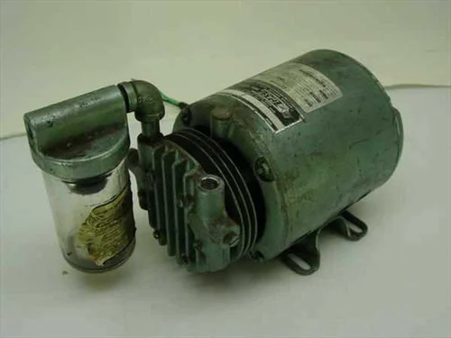 Gast0211-V1120-GBCX Vacuum Pump 20 HG with GE 5KD32EG 1/6 HP AC Motor
