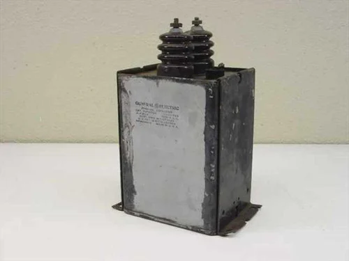 General Electric 26F415G2High Voltage Pyranol Capacitor 0.4