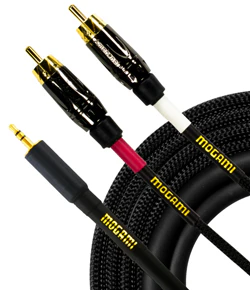 Gold-3_5-TRS-Dual-RCA.webp Mogami GOLD 3.5 2 RCA - 3.5 TRS to Dual RCA
