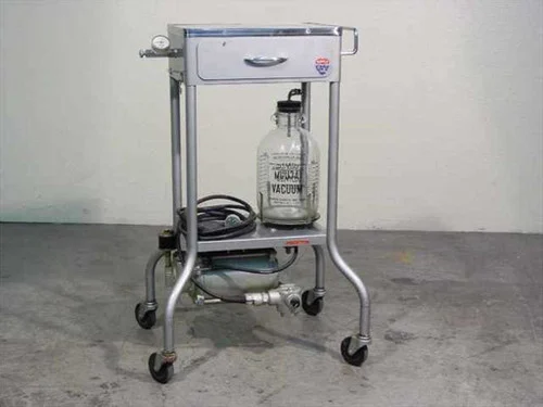 Gomco Surgical Mfg Corp 901Portable Vacuum Suction Pump Table with Jar