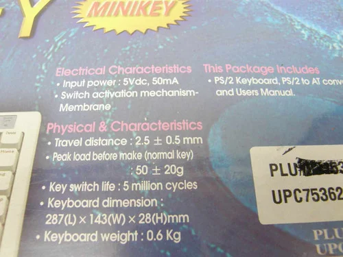 Great Quality MinikeyPS2 or AT Mini Keyboard