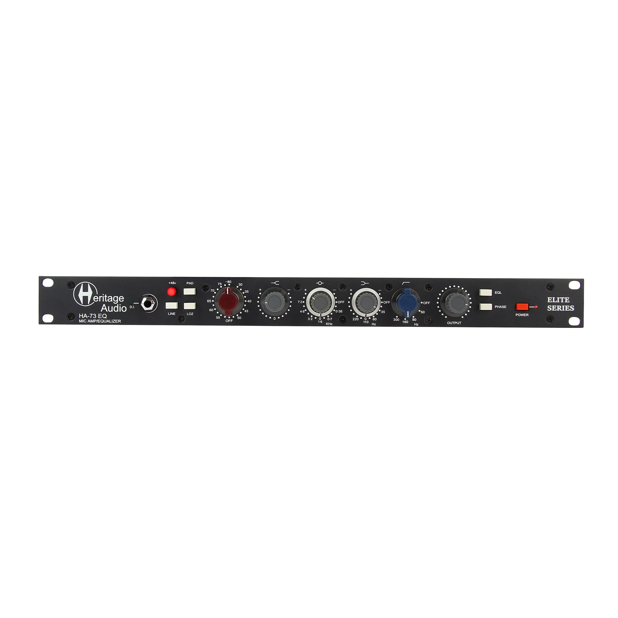 Heritage AudioHA73EQ - Single Channel Full Rack Mic Pre with EQ