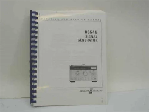 HP08654-900258654B Signal Generator Operating and Service Manua