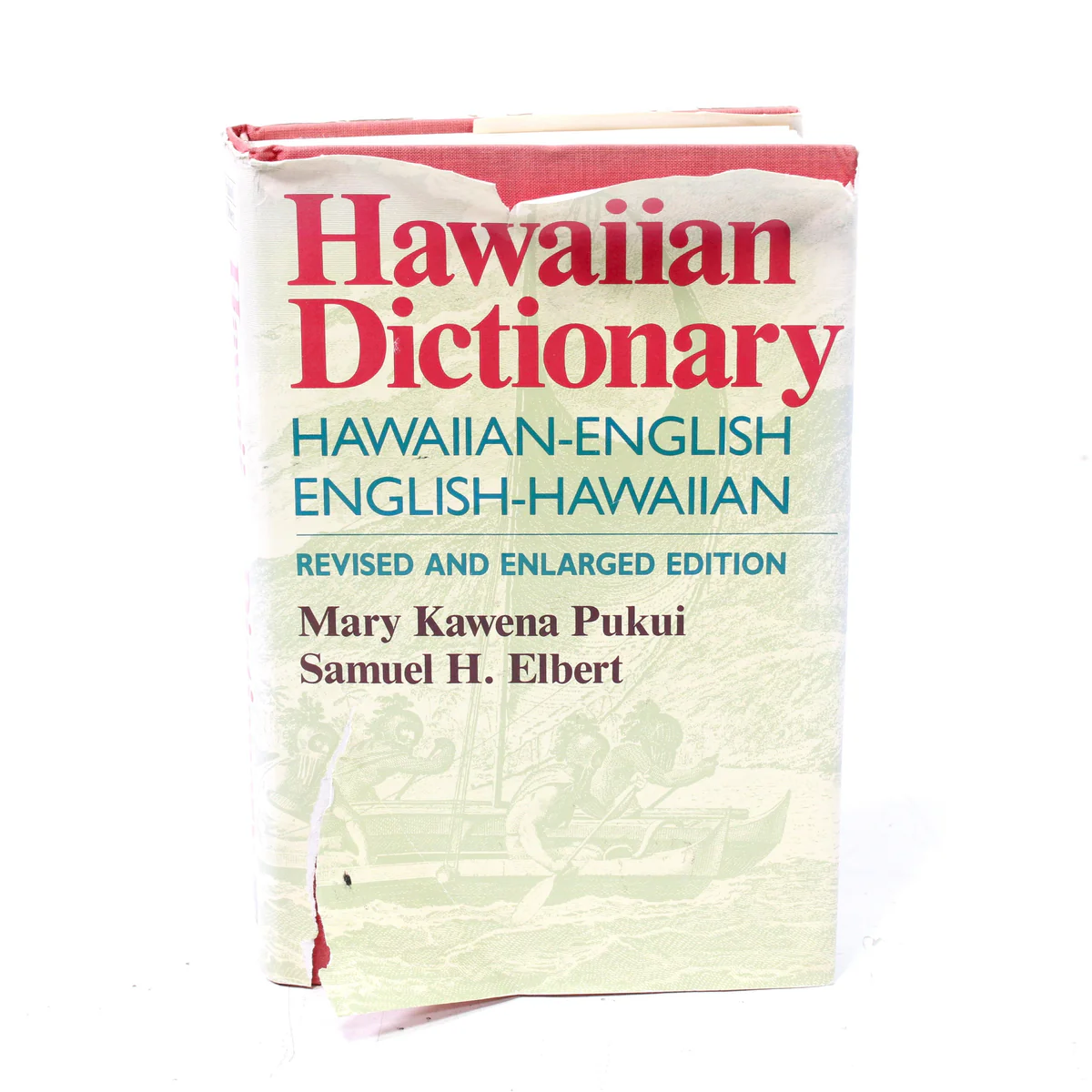 Hawaiian Dictionary, Revised & Enlarged Edition by Pukui and Elbert Hardcover Book (1986)