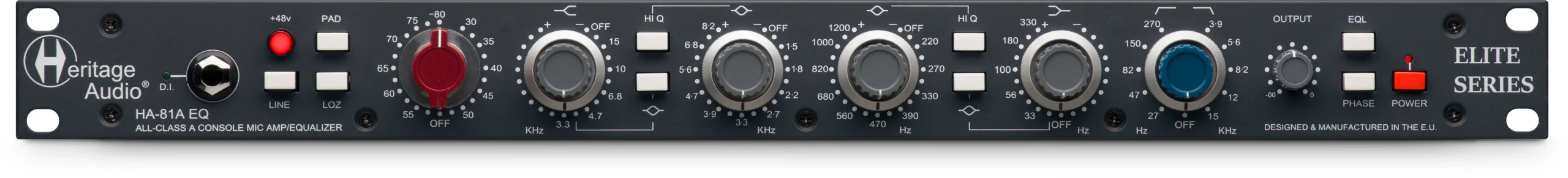 Heritage Audio HA81A - Class-A 73-Style Mic Pre with 81-Style EQ