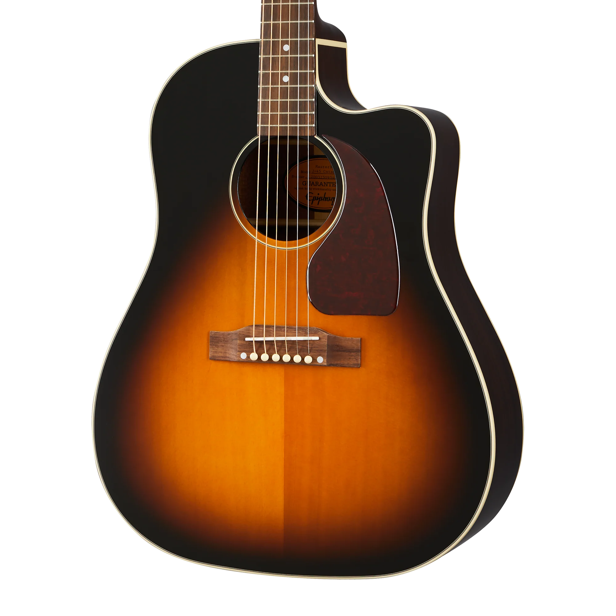 Epiphone J-45 EC, Aged Vintage Sunburst Gloss