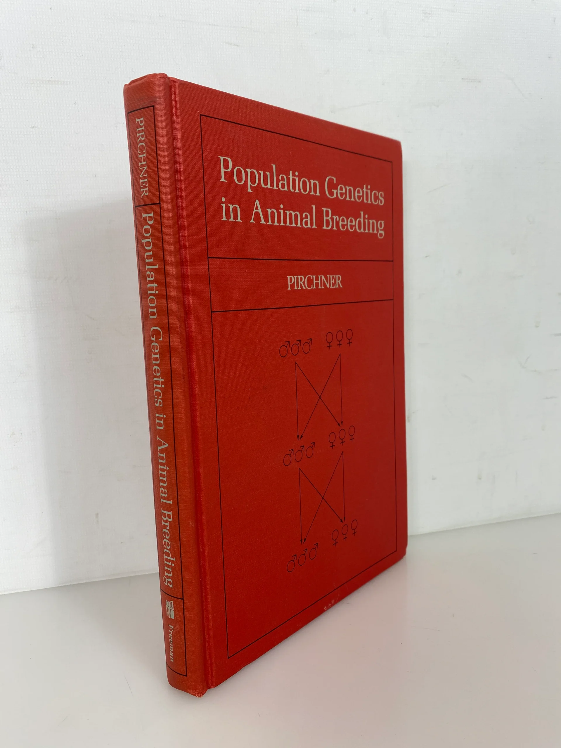 Population Genetics in Animal Breeding by Franz Pirchner 1969 HC