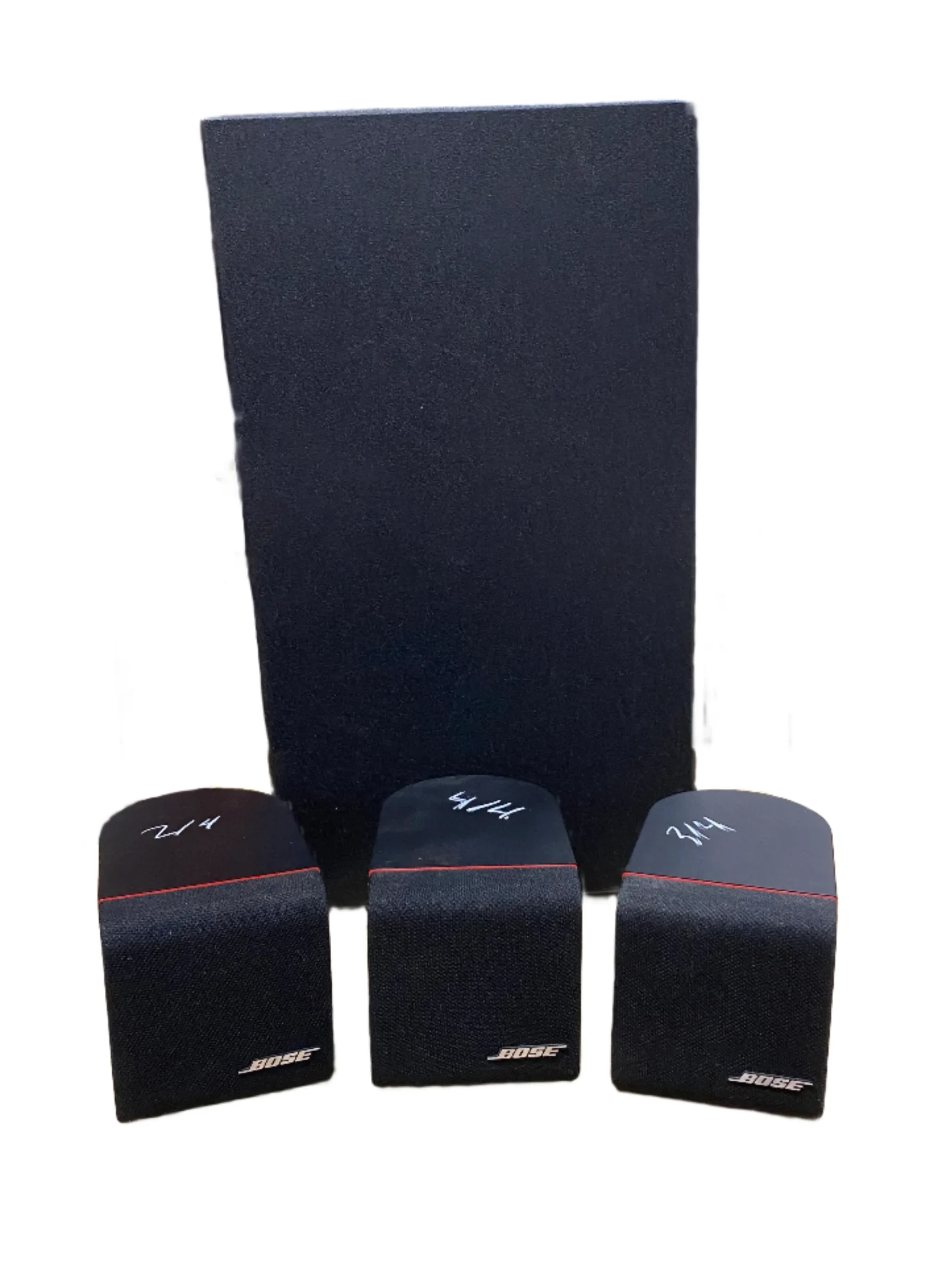 Bose Acoustimass HT Subwoofer and 3 Cube Speakers