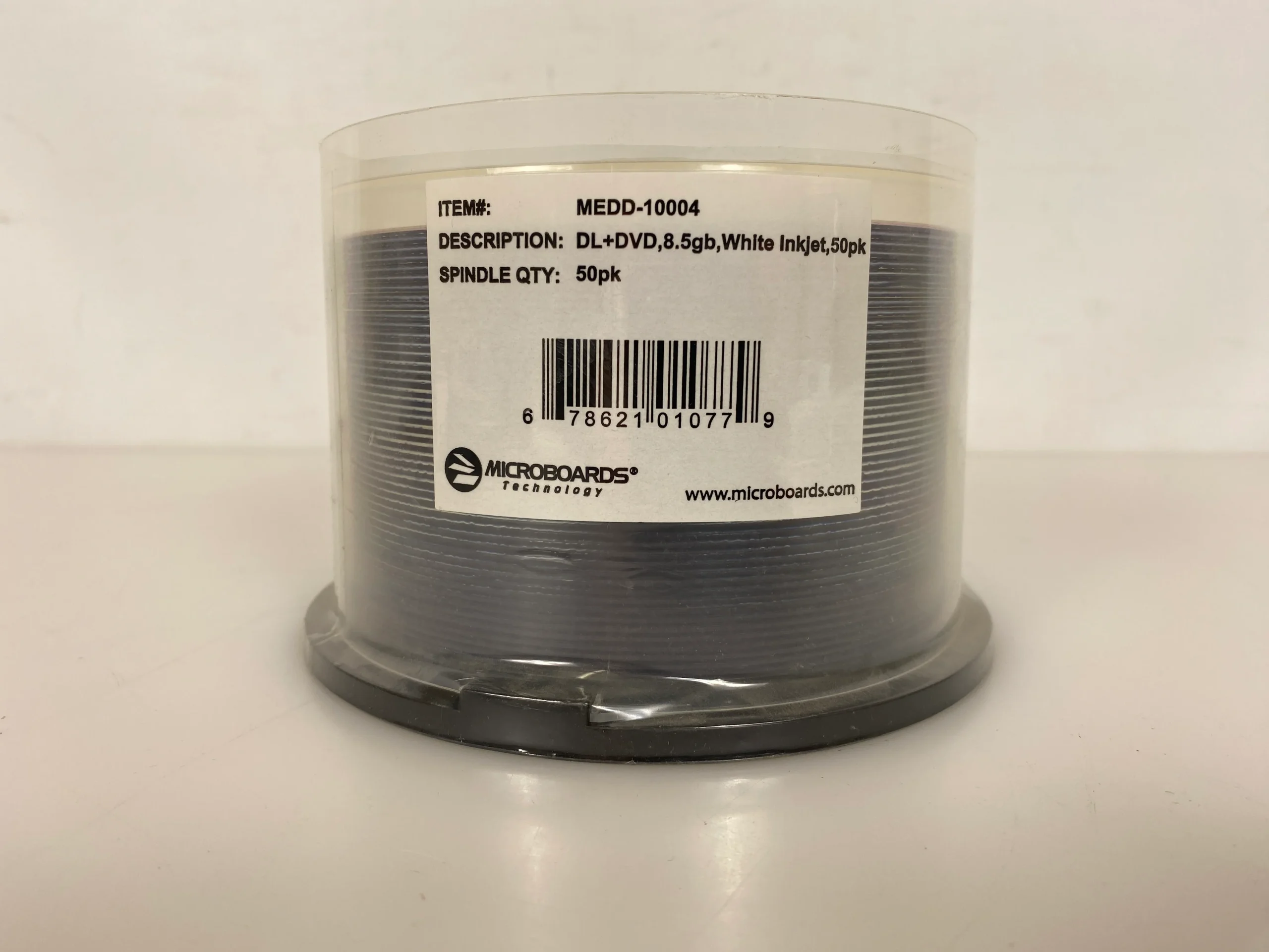 Microboards MEDD-10004 DL+DVD 8.5GB Inkjet Printable 50-Pack *New*
