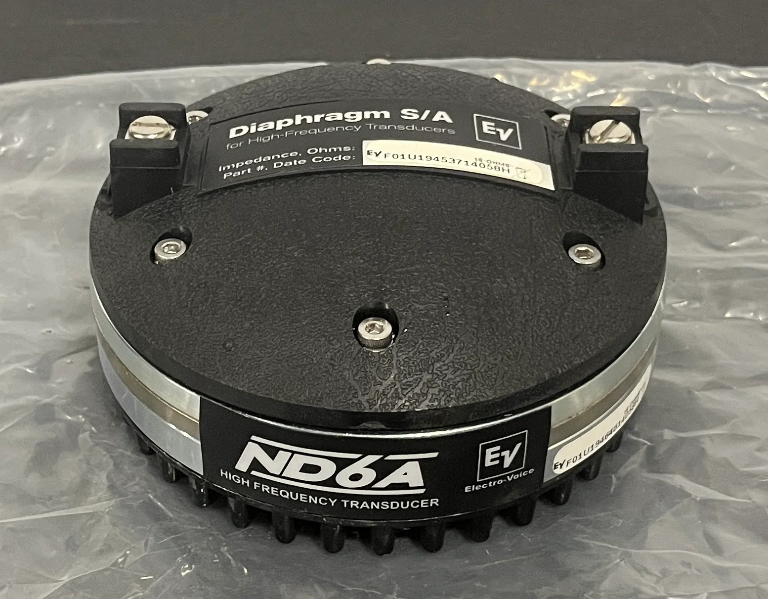 IMG_4372_610f7ac5-92e4-44f4-afe1-4d91cfe66fb7.webp Electro-Voice EV ND6A 3" High Frequency Neodymium Transducer, 16 ohm, Pair