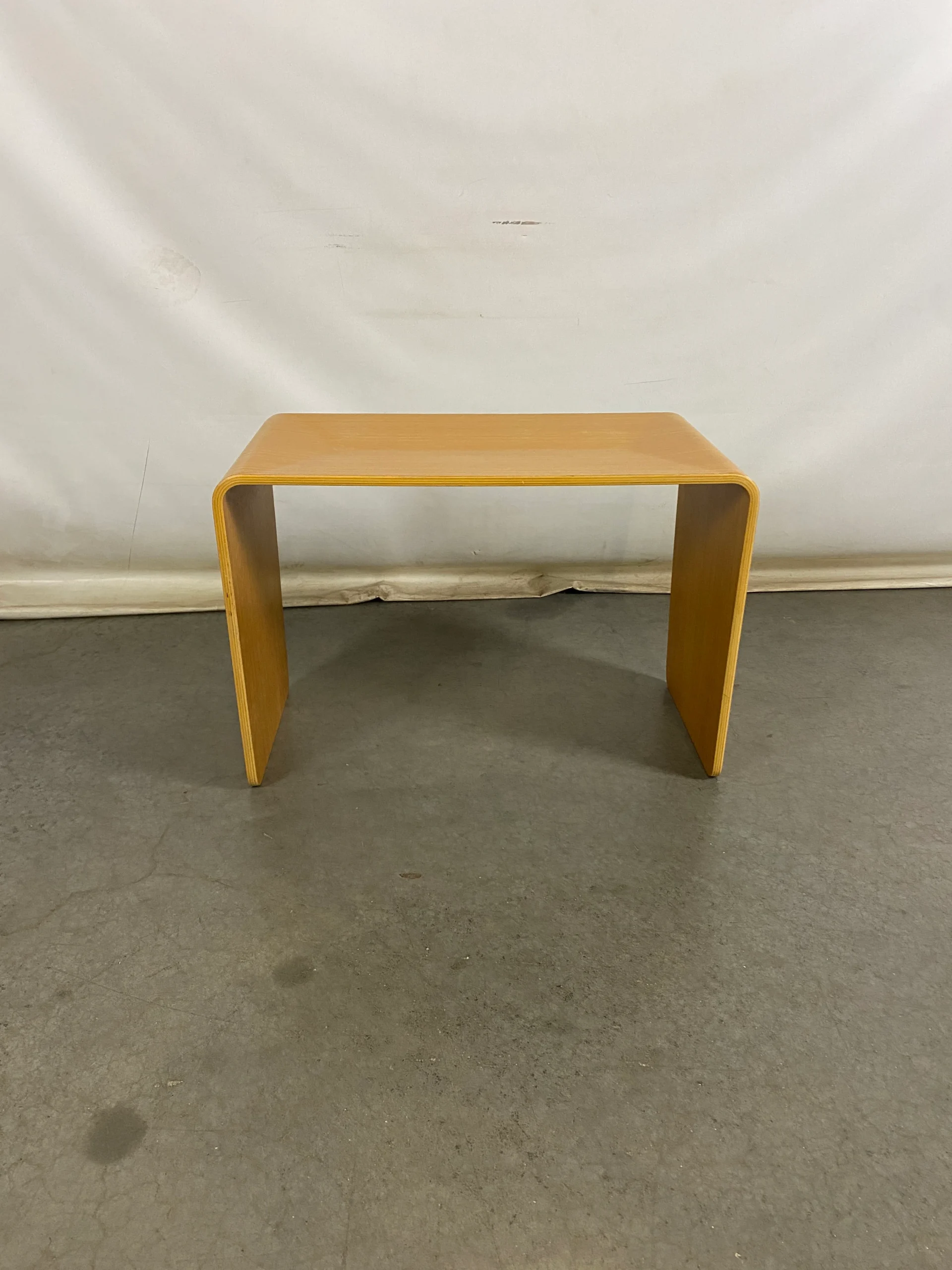 Light Brown Wooden Bench