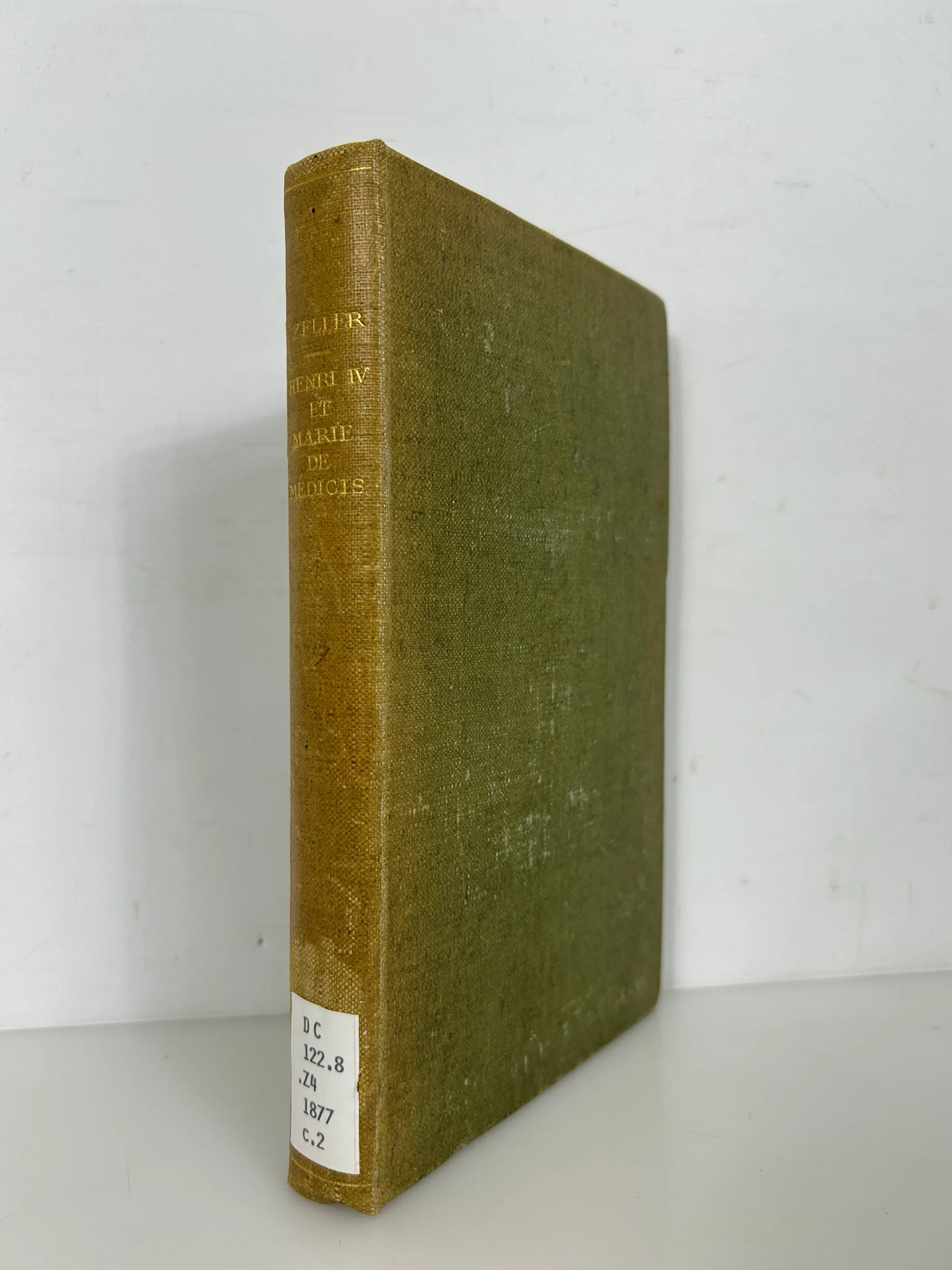 IMG_6353.webp Henri IV & Marie de Medicis by Berthold Zeller Rare 1877(French) Ex-Library HC
