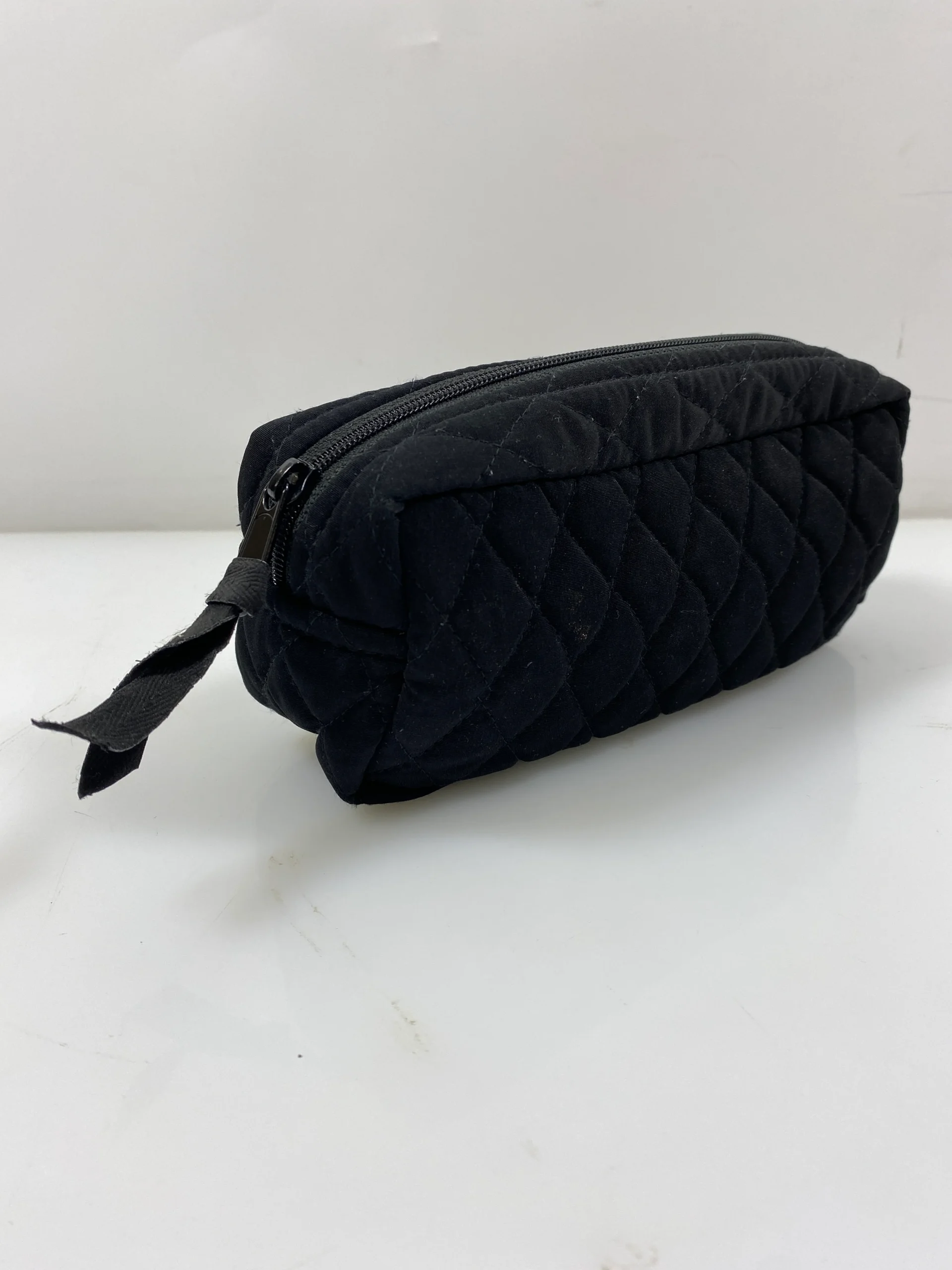 Vera Bradley Diamond Quilted Black Cosmetic Bag