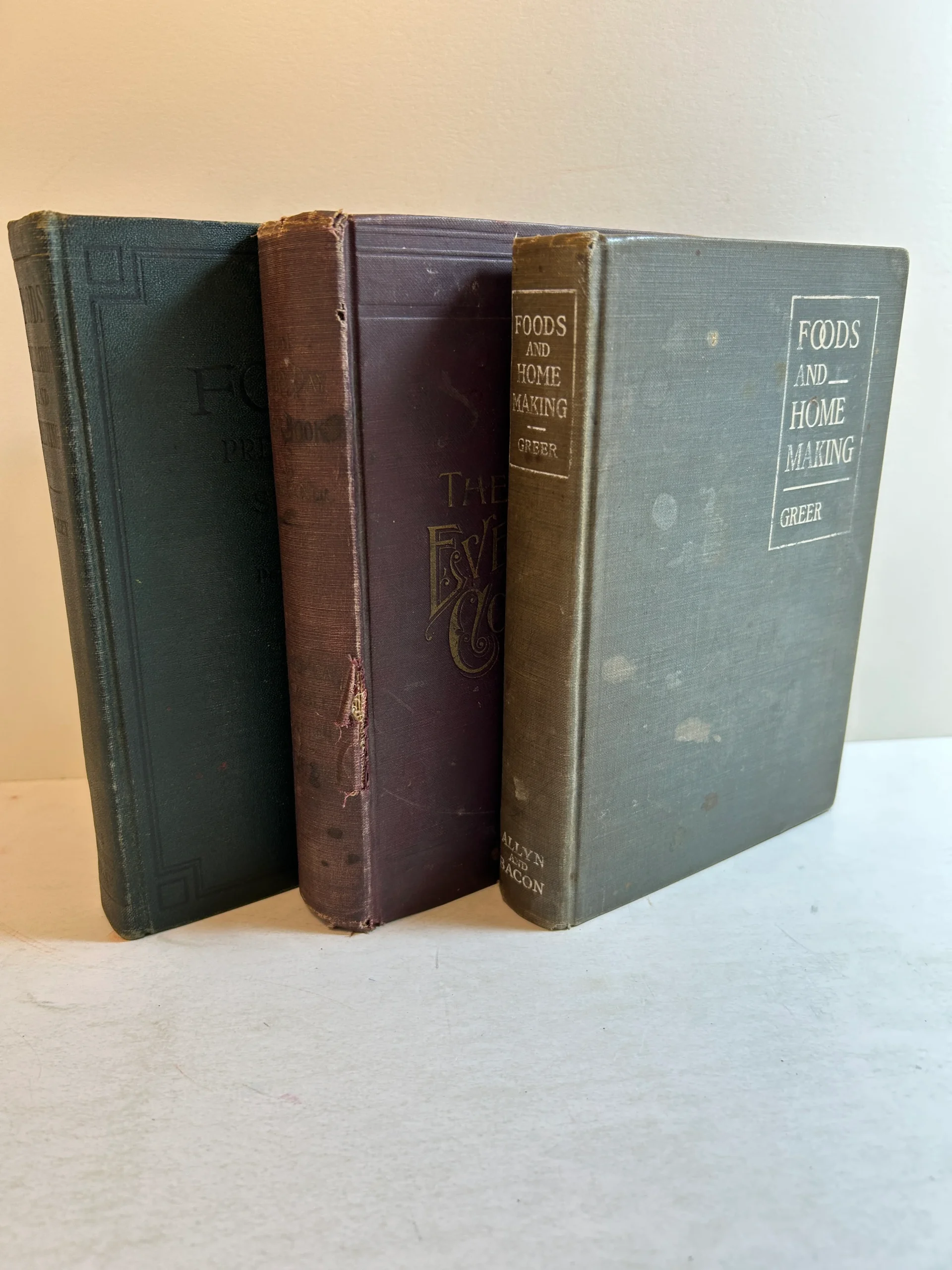 3 Vols: The Everyday Cookbook/Foods Preparation & Serving/Foods & Home Making