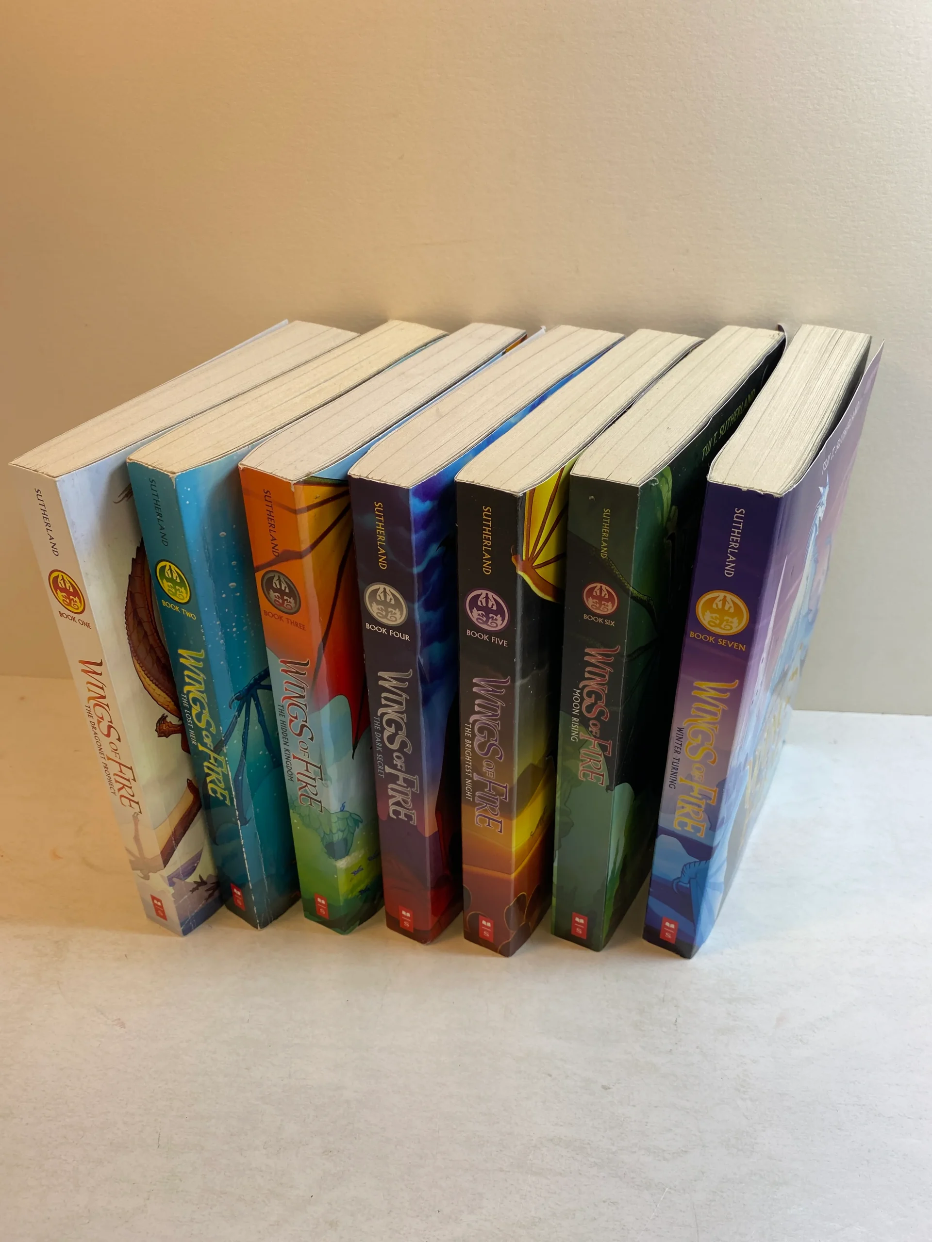 Lot of 7 Wings of Fire Series Sutherland SC 2013-2015