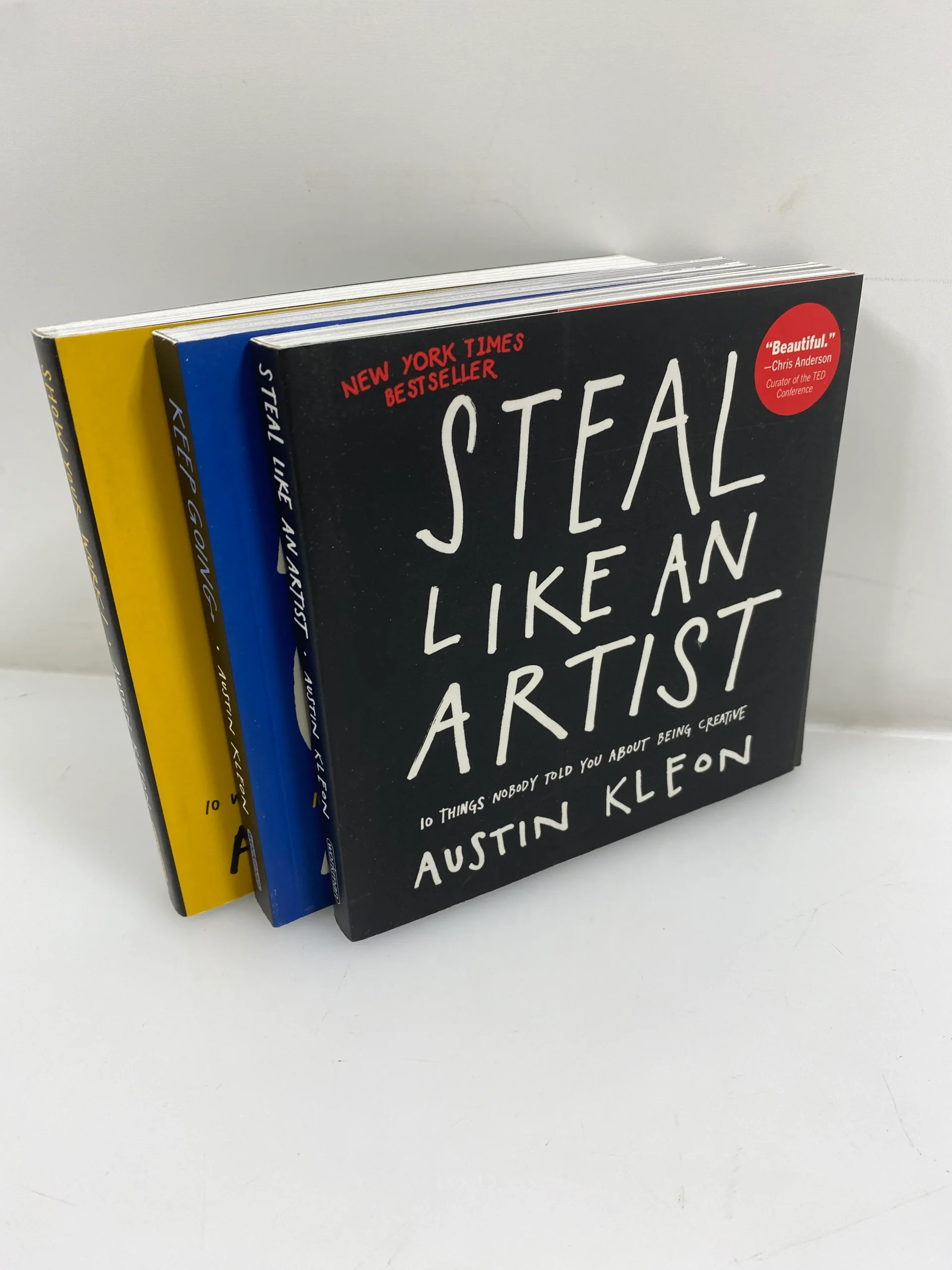 Lot of 3 Steal Like an Artist Austin Kleon SC 2012-2019