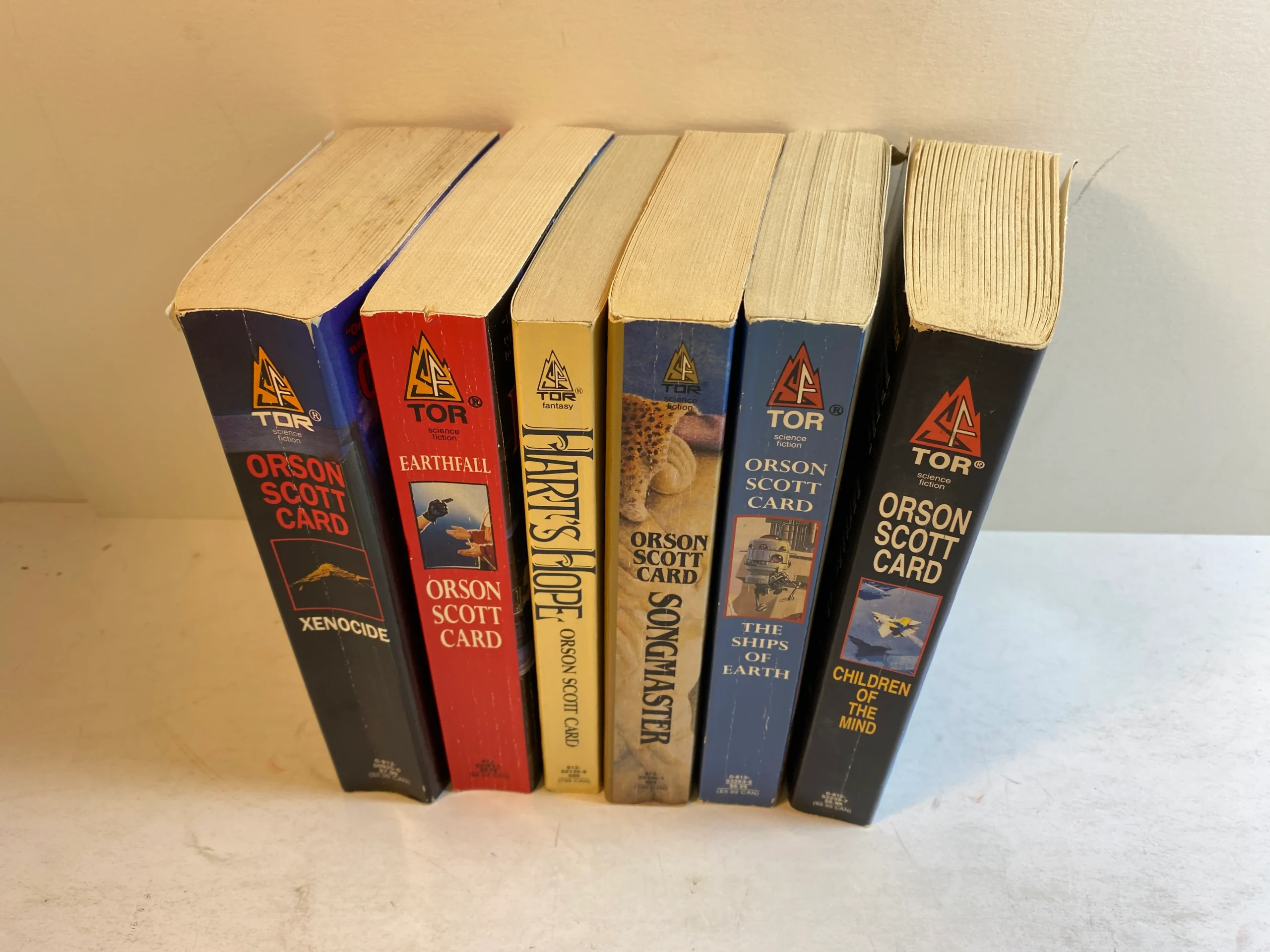 Lot of 6 Orson Scott Card Paperbacks 1987-1996