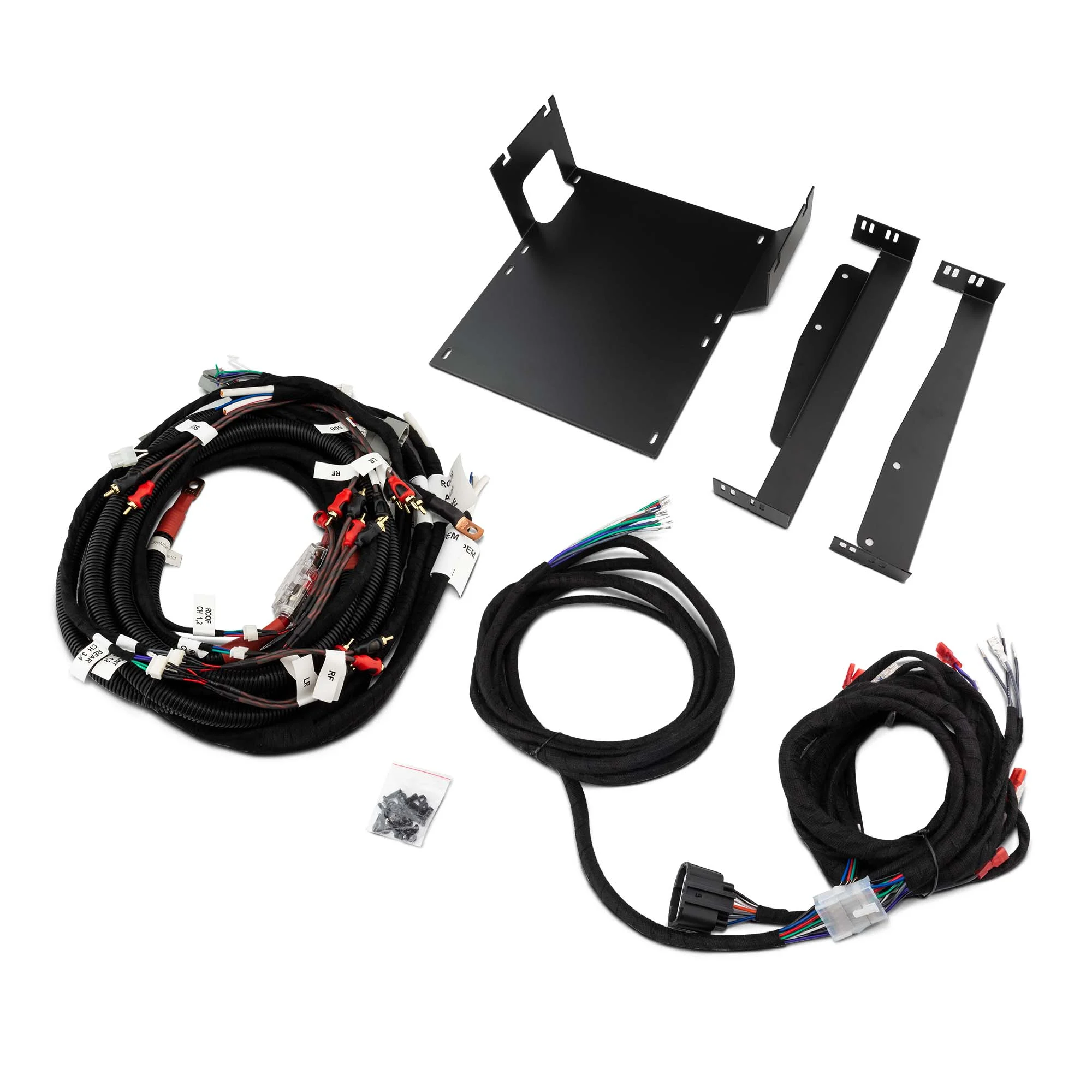 JK-HARNESS2000x2000_aca6da93-c06a-42bd-ac7c-835b2dea8fb4.webp Jeep JK Plug and Play Harness for JK-SBAR Overhead Bar System, Amplifier and SQBASS Underseat Subwoofer