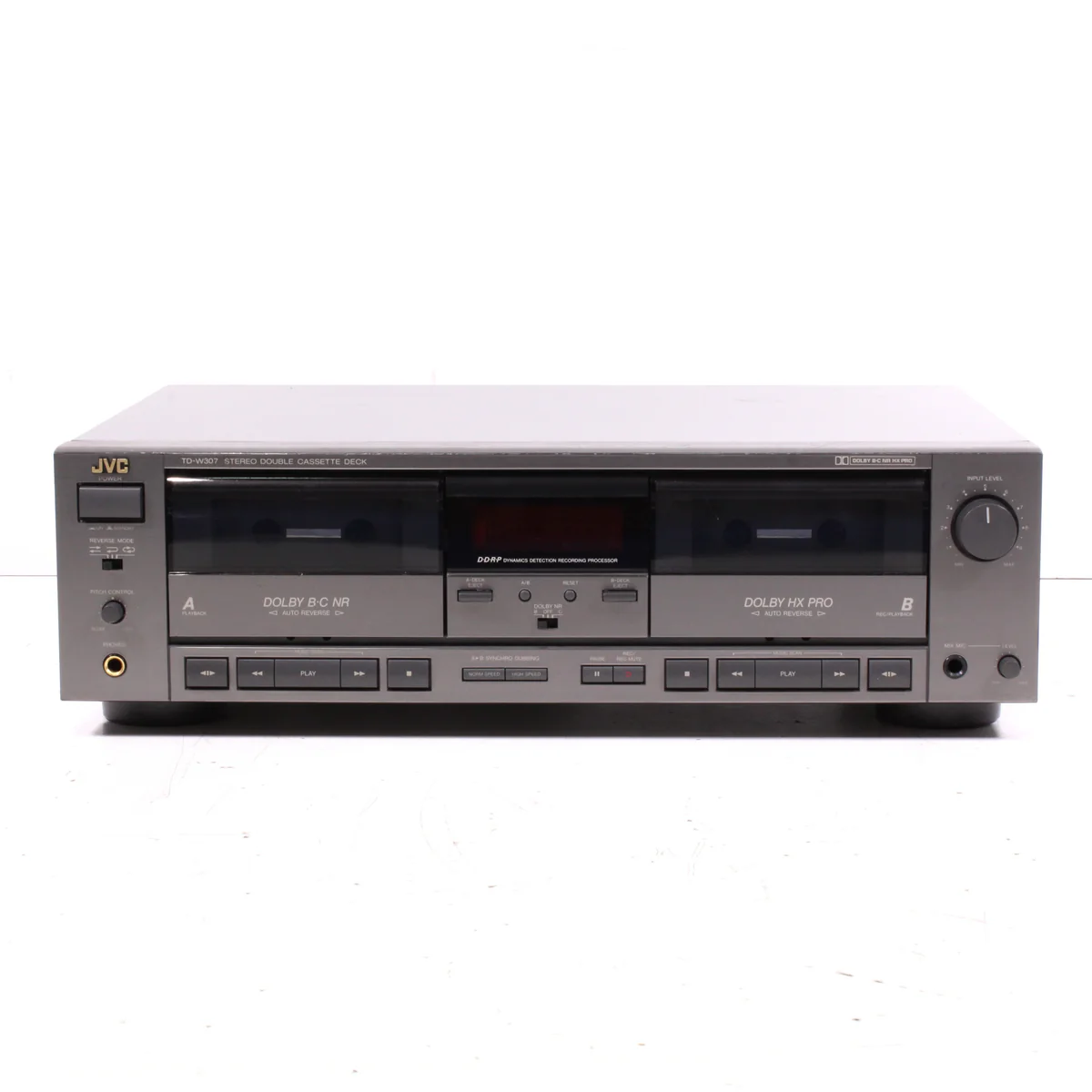JVC TD-W307 Stereo Double Cassette Deck Player Recorder with Auto Reverse