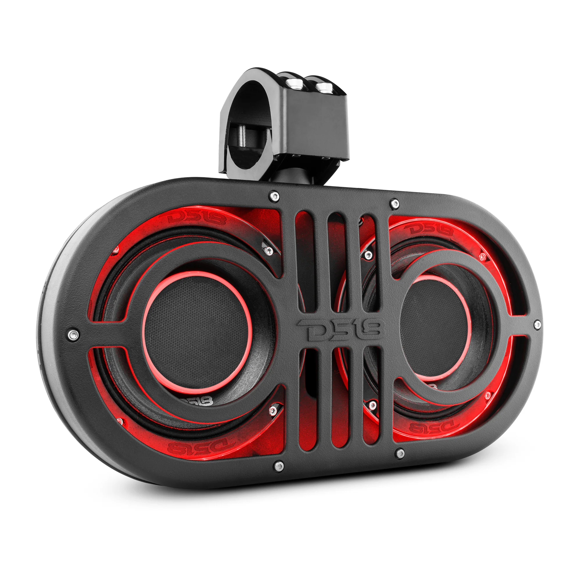 JVOCE-2000x2000-1.webp Dual 6.5" Marine and Powersports PRO Roll Cage Sound Bar System with Built in LED RGB Lights450 Watts Rms ( 2 x PRO-HY6.4B Included)