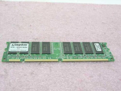 Kingston KTD-OPGX1N/6464MB SDRAM Non-parity 168-pin DIMM