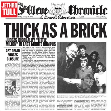 Jethro Tull-Thick As A Brick(180g Vinyl LP) * * *