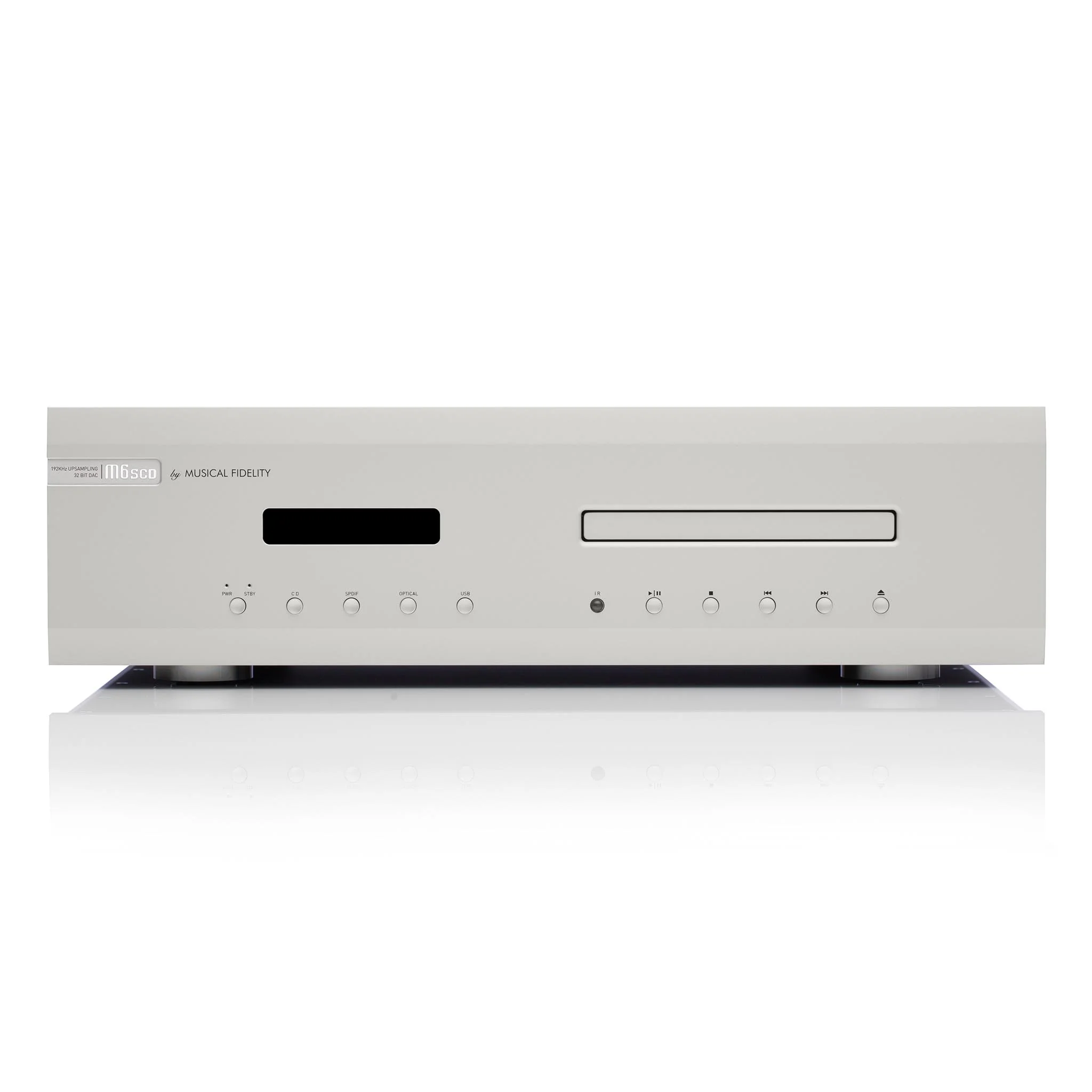 M6SCDSilverFront.webp Musical Fidelity M6SCD CD Player / DAC