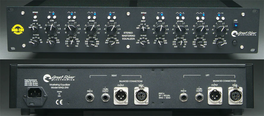 MAQ-2NV.webp Great River Electronics MAQ-2NV Two-Channel Mastering Equalizer