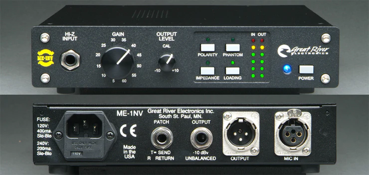 ME-1NV.webp Great River Electronics ME-1NV One-Channel Mic Preamp
