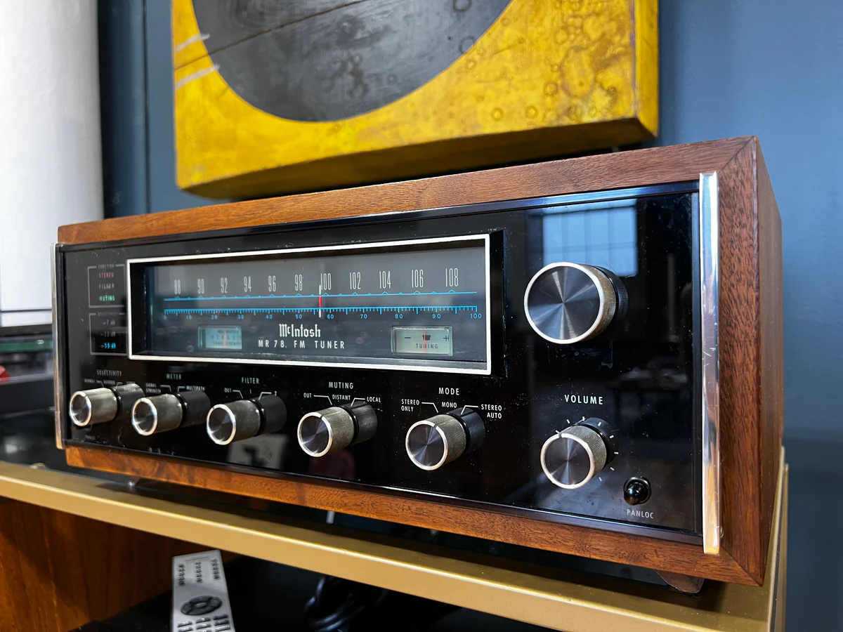 McIntosh MR78 Solid State Tuner, One of the Best!