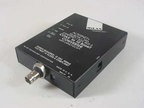 Milan Technology ML-1A-32387Alternet Model MIL 100A Coax to 10 BaseT Converter