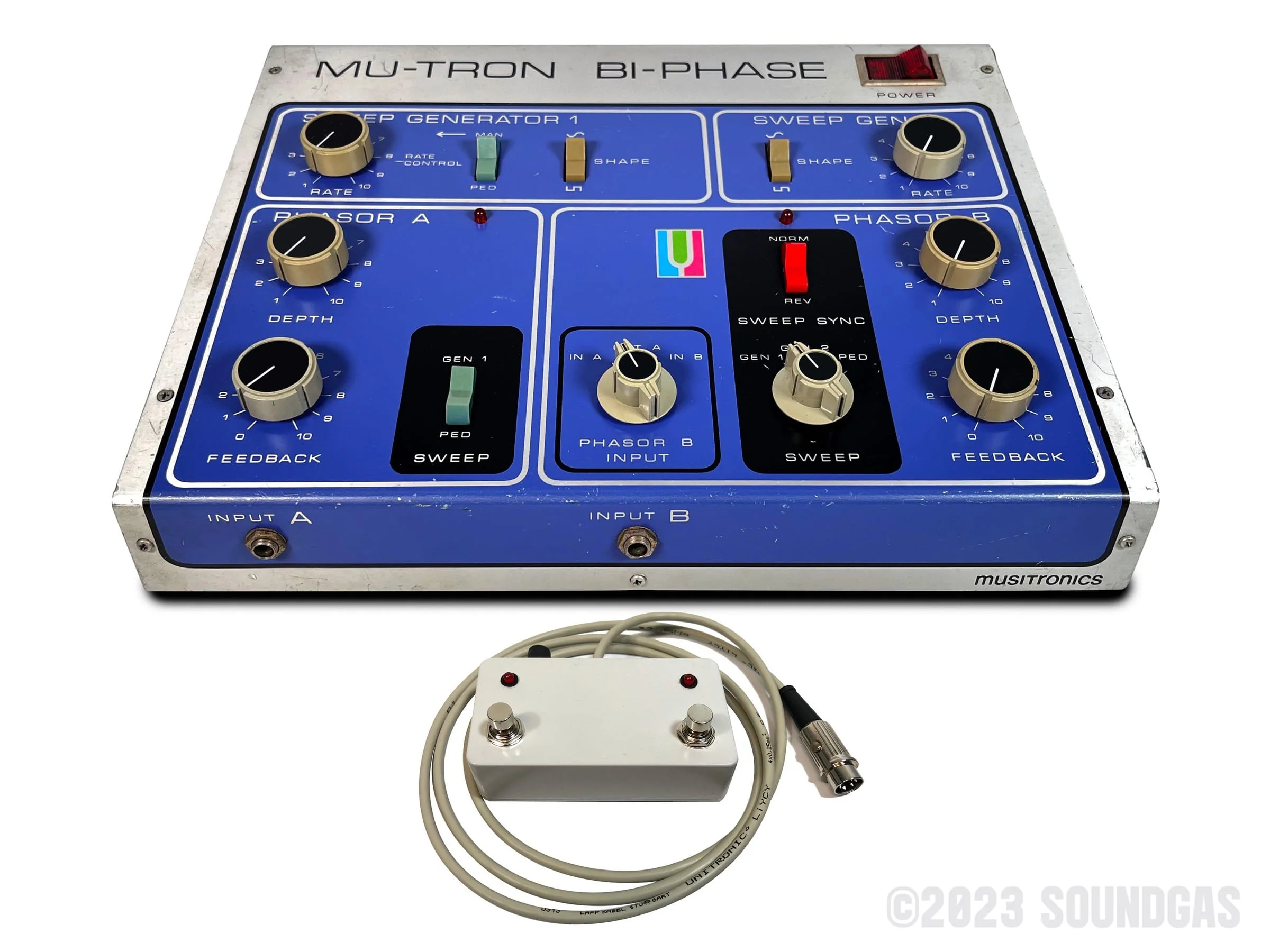 Musitronics-Mu-Tron-Bi-Phase-SN05886-Cover-2.webp Musitronics Mu-Tron Bi-Phase + Custom Controller
