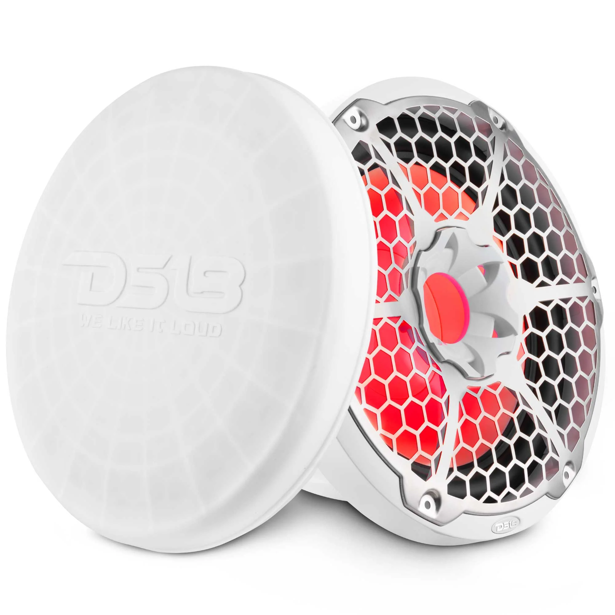 NXL-12SUB-WH-2000x2000-1.webp NXL 12" Marine Subwoofer With LED RGB Lights 350 Watts Rms SVC 4-Ohm -White