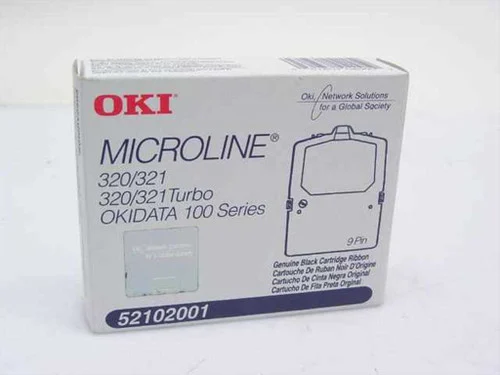 Oki 52102001Microline Black Cartridge Ribbon for 320/321 Okida