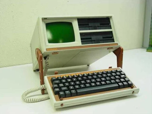 Otrona AttacheVintage Collectible Portable Computer - Green