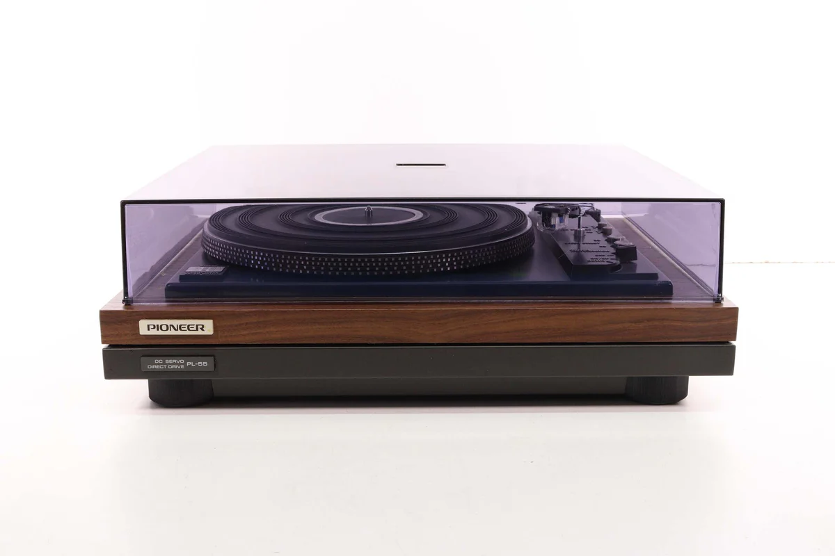 PIONEER PL-55 Direct Drive Stereo Turntable (Needle not included)