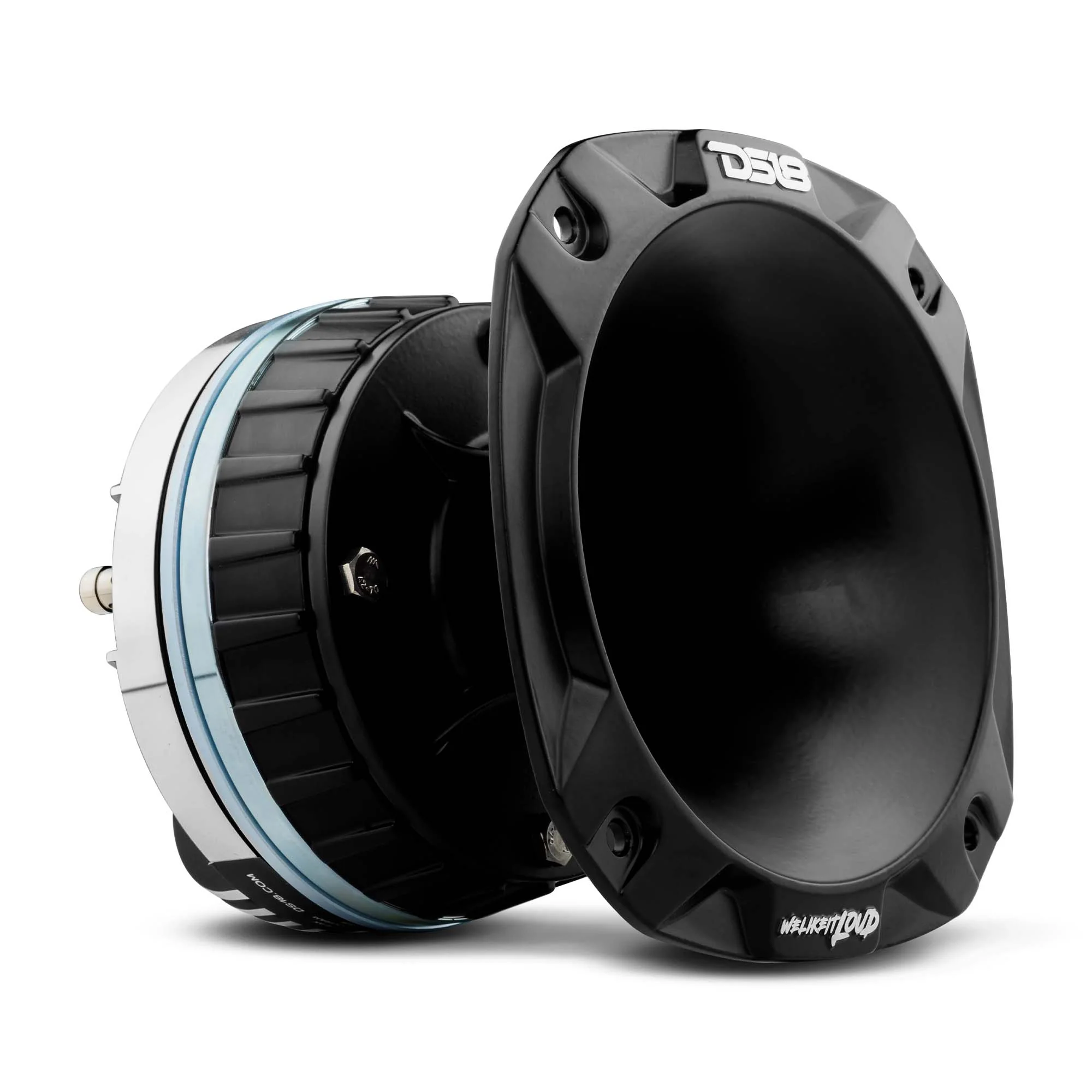 PRO-DKN1XSPH2000x2000.webp 2" Bolt On Throat Neodymium Driver with Spacer, 2" Throat Phenolic VC 680 Watts and PRO-HA52/BK Horn 680 Watts 117dB 8 Ohm Mounting Depth 5.22" Throat
