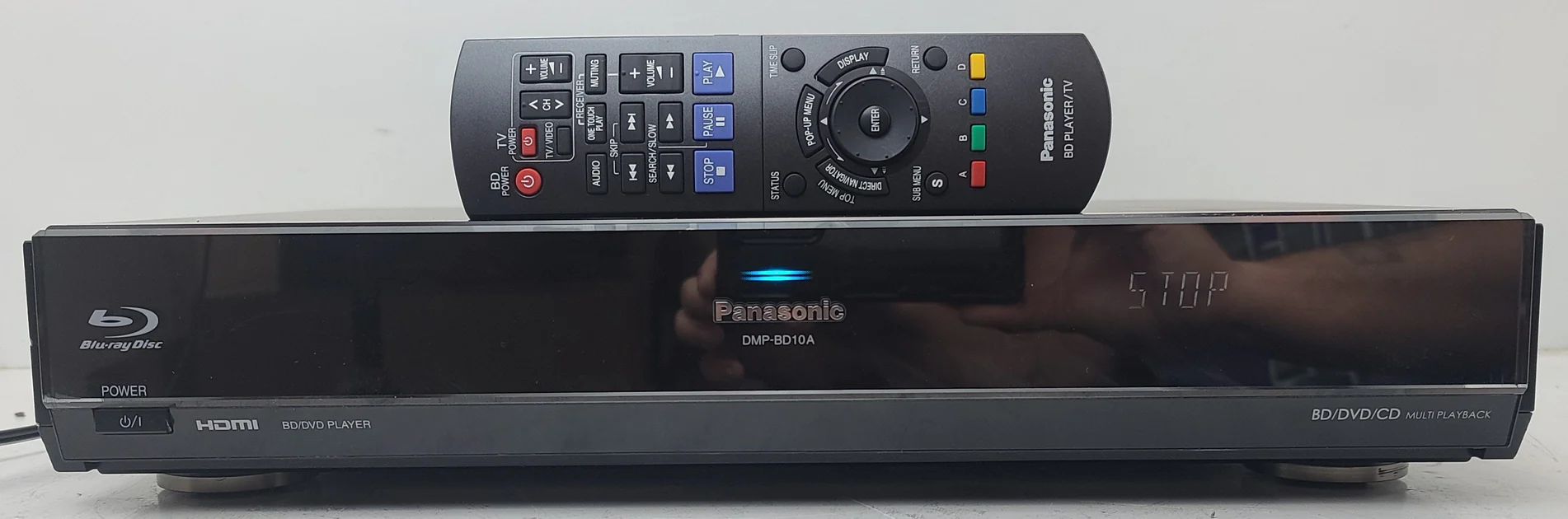 Panasonic DMP-BD10A Blu-ray Disc DVD Player (With Remote)