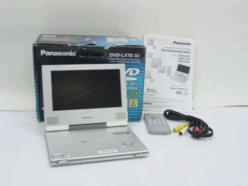 Panasonic DVD-LV70Portable DVD/Video CD/CD Player - Broken LCD