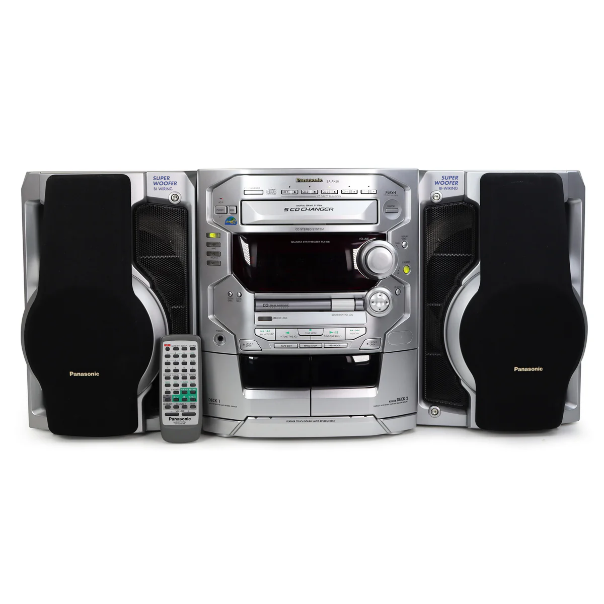 Panasonic-SA-AK58-5-Disc-CD-Player-Dual-Cassette-Deck-Stereo-Sound-System-with-Bookshelf-Speakers-Electronics_1200x1200.webp Panasonic SA-AK58 5-Disc CD Player / Dual Cassette Deck Stereo Sound System with Bookshelf Speakers