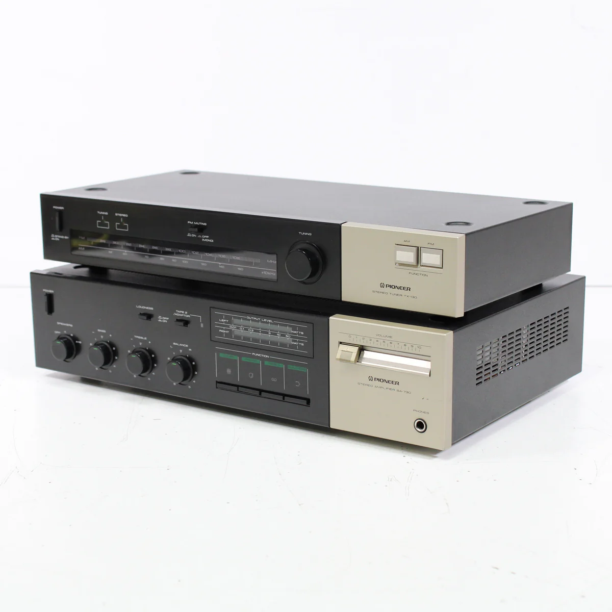 Pioneer Audio System Bundle (TX-130 Tuner and SA-730 Integrated Amp) (1982)