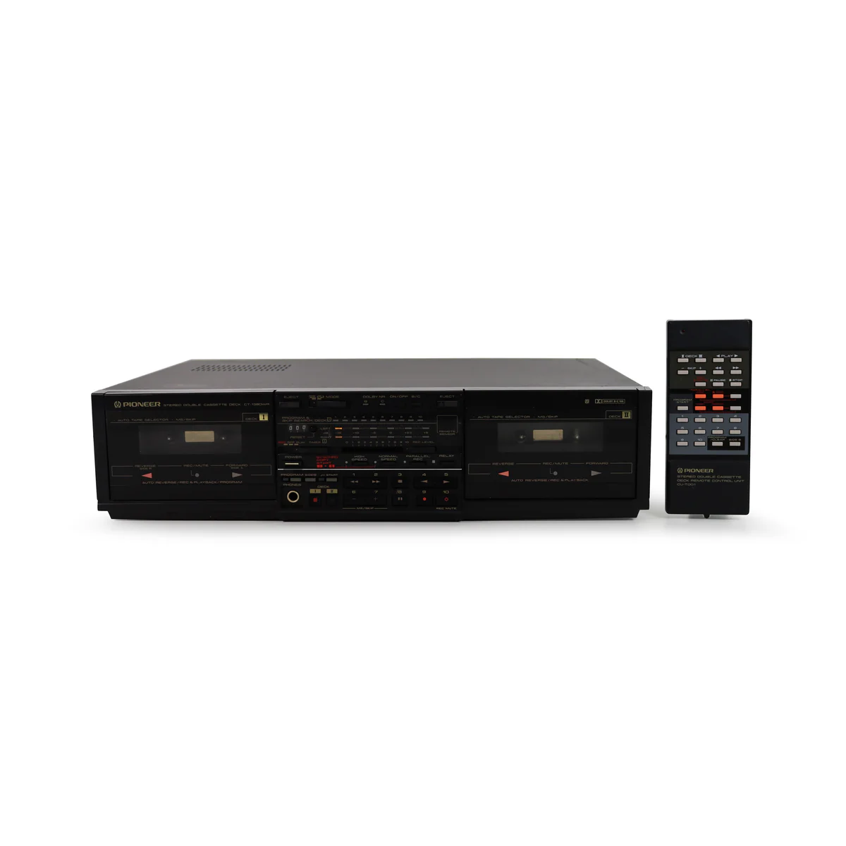 Pioneer CT-1380WR Dual Stereo Cassette Deck Player