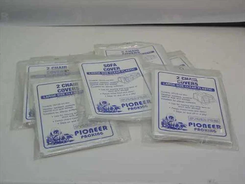 Pioneer Packing PlasticLarge Size Chair Covers (up to 42" wide)