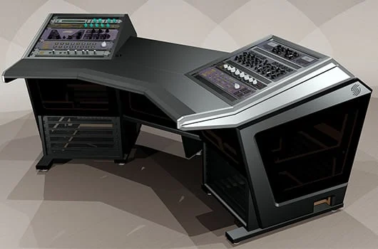 Sterling Modular Plan D Wraparound Mastering Console (2-Bay)