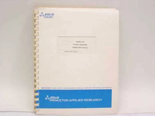 Princeton Applied Research 4200-0325Model 5210 Lock-In Amplifier Instruction Manual