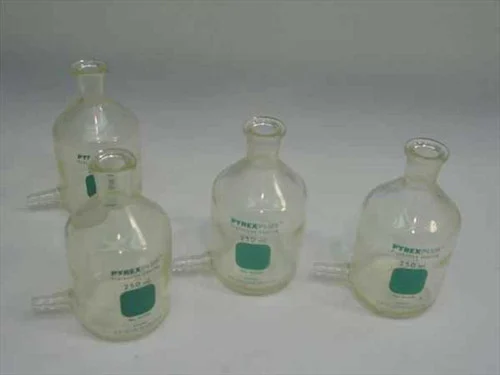 Pyrex Plus 612204 Aspirator Bottles w/Outlet and Protecting Coatin